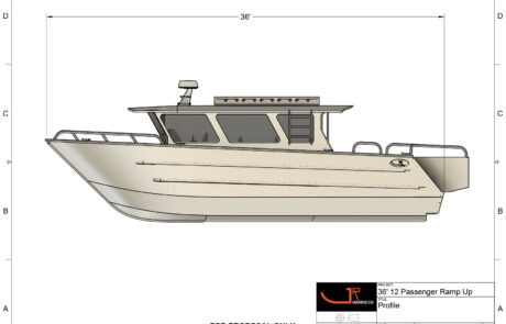 36′ 12 Passenger Profile 36' Welded Aluminum Catamaran - 12 Passenger by JR Marine
